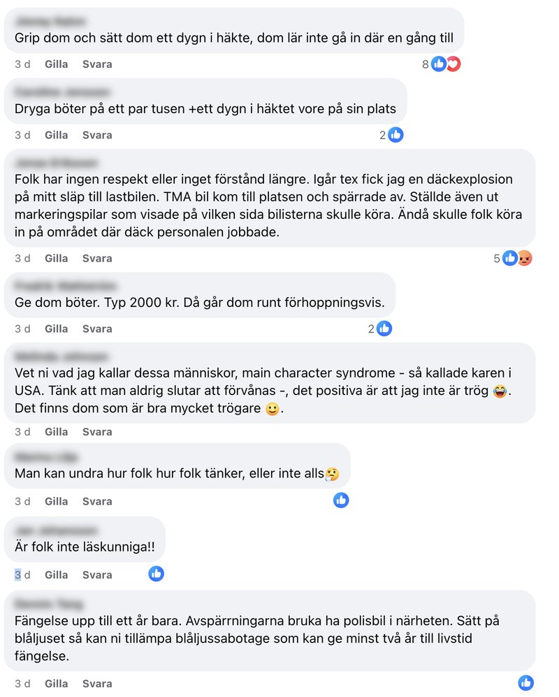 Foto: Skärmavbild Facebook/Polisen Linköping Foto: Skärmavbild Facebook/Polisen Linköping